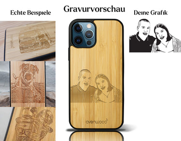 INDIVIDUELL iPhone 12 Pro Bambus-Kunststoff